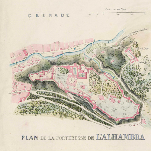 Plan du palais de l’Alhambra