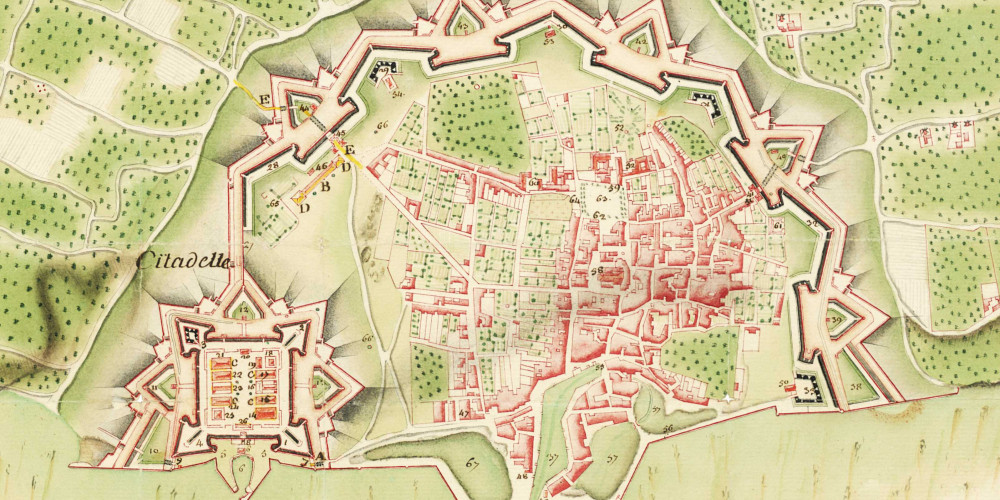 Plan de la ville et citadelle de Saint-Martin-de-Ré