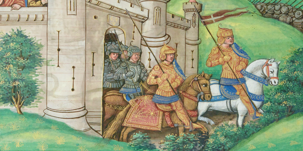 Charles le Téméraire quittant Paris Bataille de Dinant (1466)