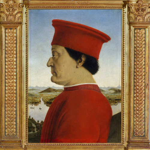 Frédéric de Montefeltre et Battista Sforza