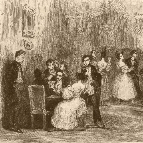 Une soirée à l'Arsenal, vers 1830