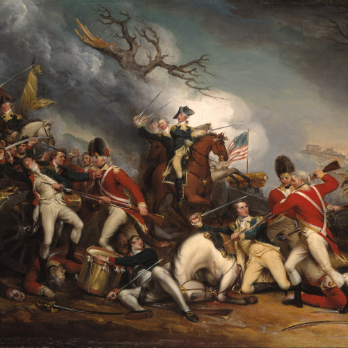 La mort du général Mercer à la bataille de Princeton
