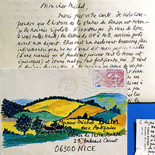 Lettres à Michel Butor