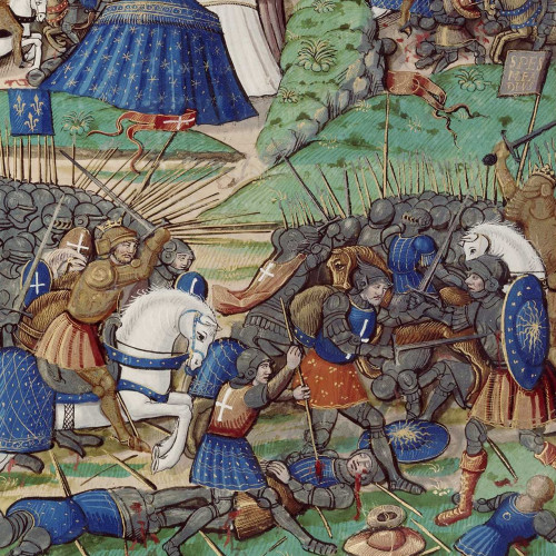 Scènes de batailles avec Charlemagne