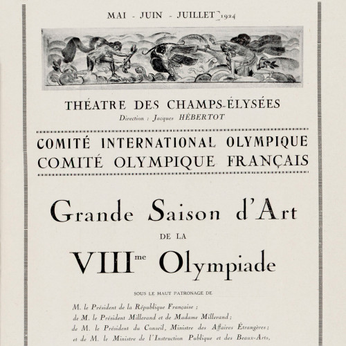 Grande saison d'art de la VIIIe Olympiade