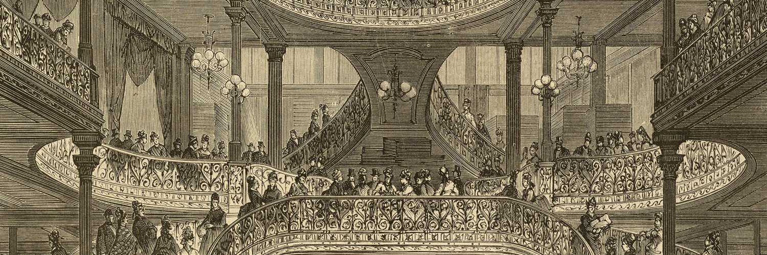 Nouvel escalier des magasins du Bon Marché
