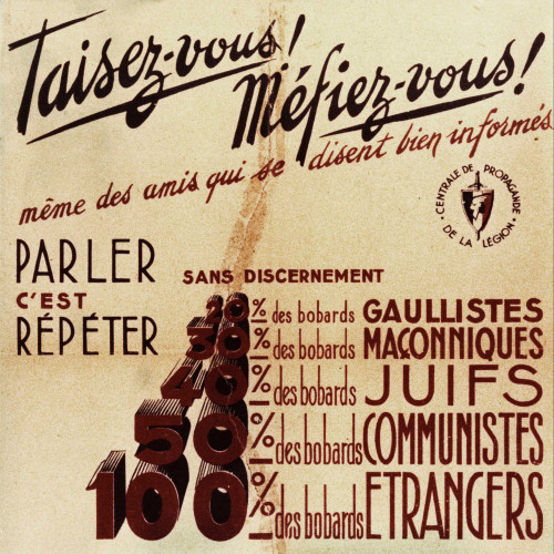 Affiche antimaçonnique sous Vichy