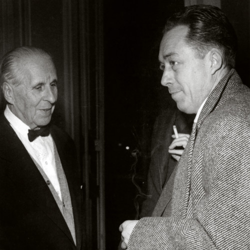 Gaston Gallimard et Albert Camus