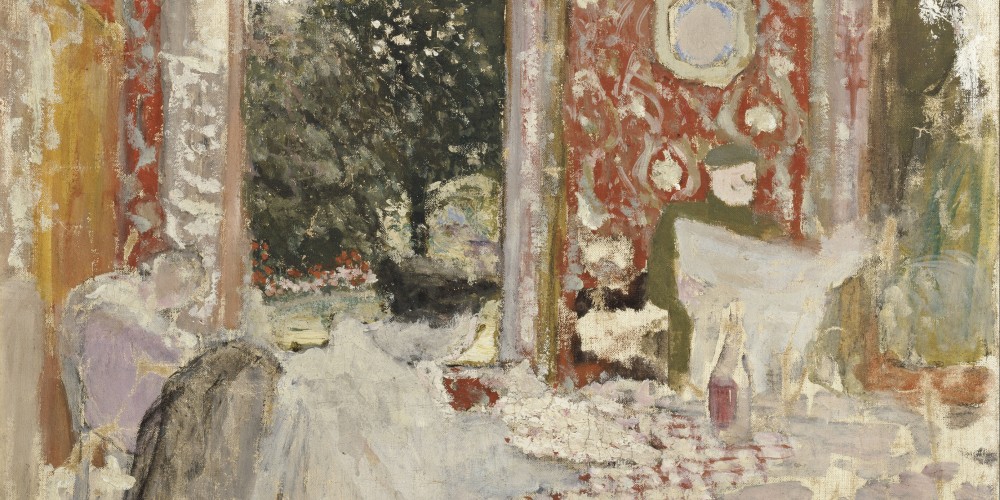 La salle à manger rouge