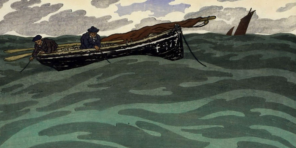 Pêcheurs en mer