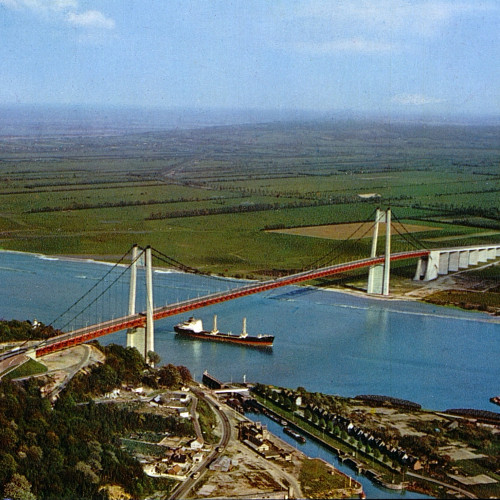 Le pont de Tancarville (Normandie)