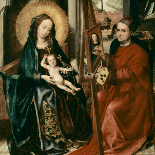Saint Luc peignant la Vierge