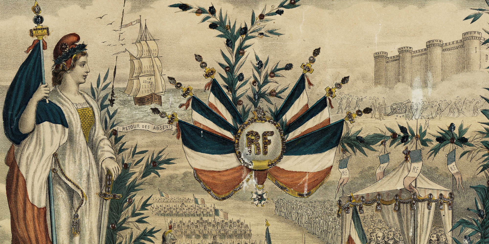 Le drapeau tricolore - Histoire analysée en images et œuvres d'art