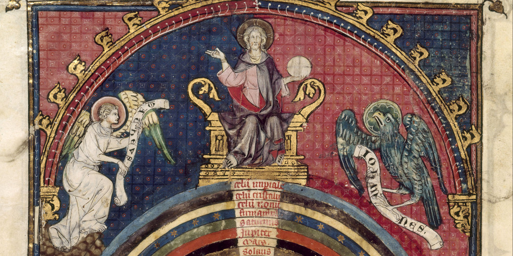 Le Christ en majesté au-dessus du Monde et de l'Enfer