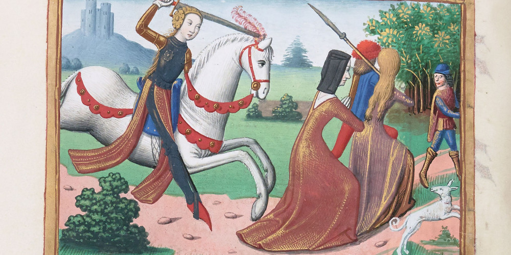 Jeanne d’Arc battant les prostituées