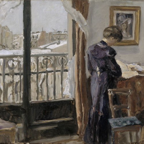 Jour d’hiver (femme dans un intérieur)