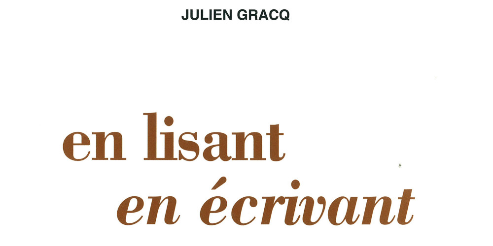 En lisant en écrivant
