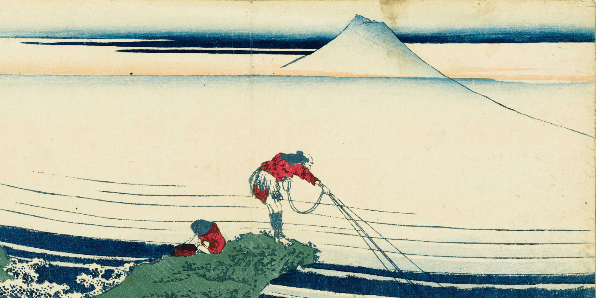 Vends éritable Estampe Japonaise De Hokusai Kajikazawa Dans La Province De  Kai Dit Le Pêcheur - paris-vente-veritables-estampes-objets-art-japon .overblog.com