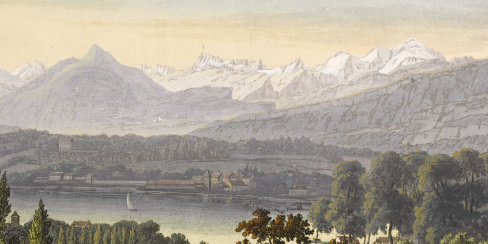 Vue du Mont-Blanc