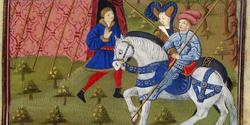 Lancelot blessé et la dame de Nohaut