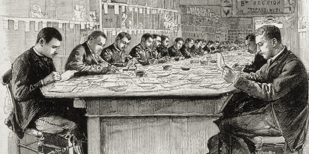 Dépouillement de la correspondance