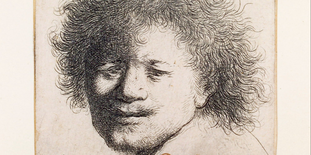 Rembrandt aux cheveux hérissés
5e état