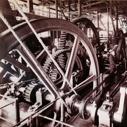 Machinery room. Bingera sugar mill