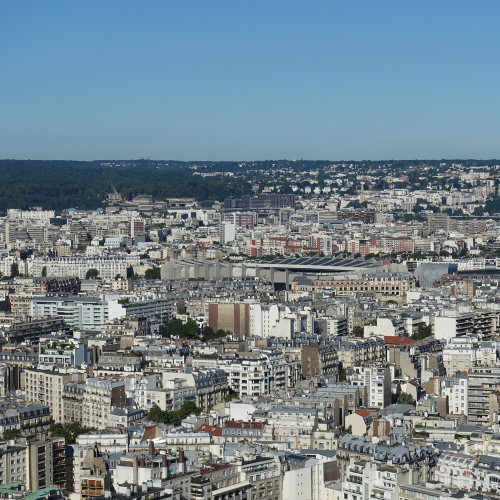 Le Parc des Princes depuis le Ballon du Parc André Citroën