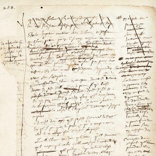 Blaise Pascal, manuscrit des Pensées