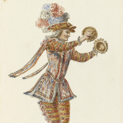 Henri Gissey, Égyptien dans la Pastorale comique du Ballet des muses, 1666-1667