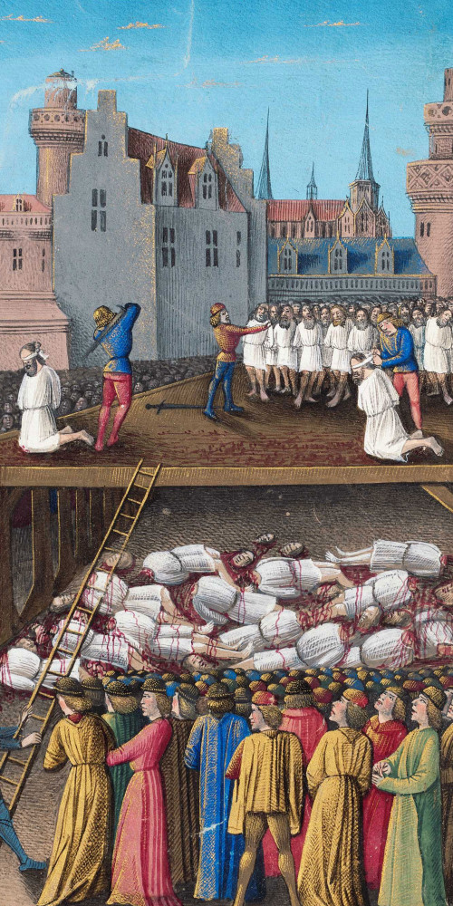 IIIe croisade : Richard Cœur de Lion assiste à l’exécution de prisonniers Turcs à St Jean d’Acre