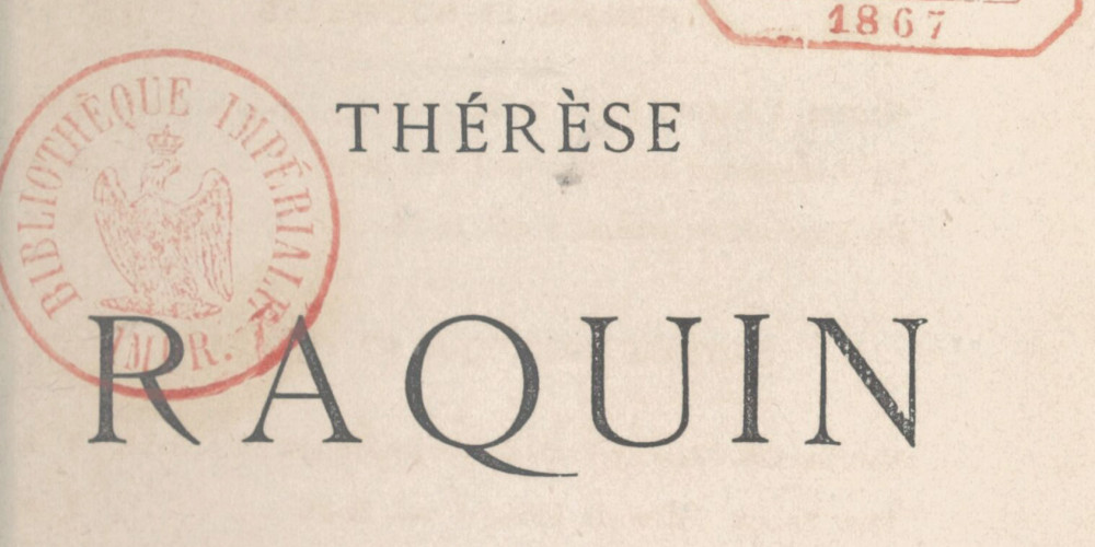 Thérèse Raquin, édition de 1868