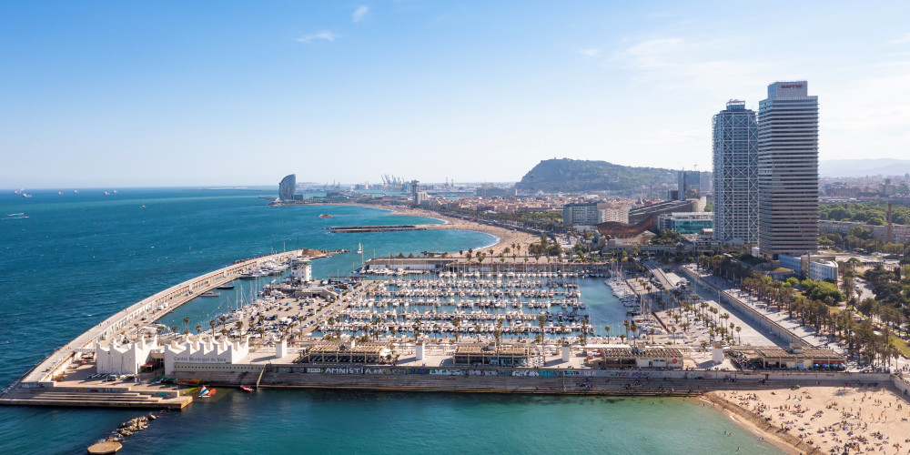 Vue générale de Barcelone