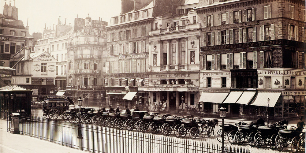 Place de la Bourse et théâtre du Vaudeville
