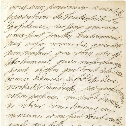 Lettre manuscrite