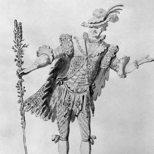 Mome (ou Momus), dieu de la raillerie, pour le dernier intermède de Psyché, 1671