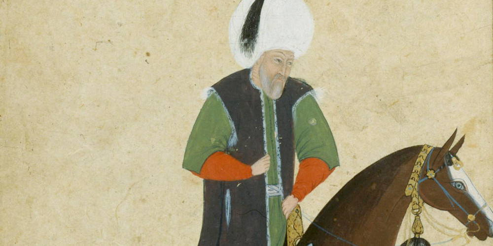 Portrait équestre de Soliman le Magnifique (1494 ? - 1566)