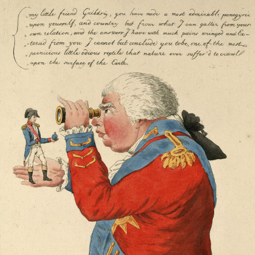 Le roi des Brobdingnag et Gulliver