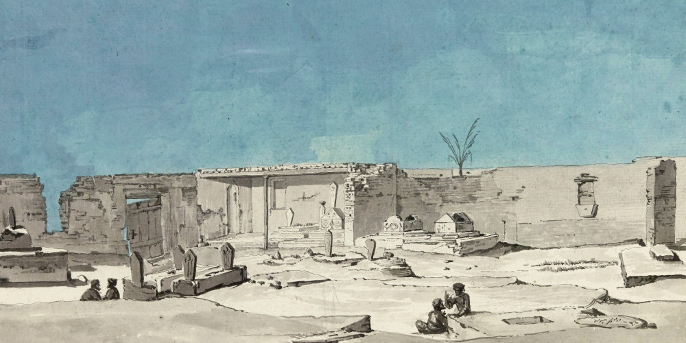 Vue des tombeaux de Damiette