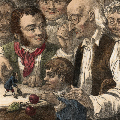 Gulliver exposé sur une table