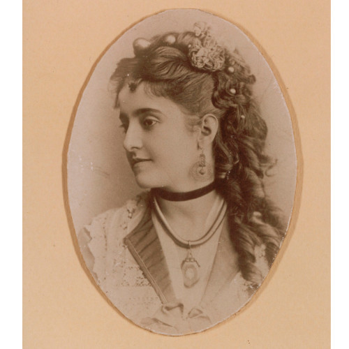 Portrait d'Adelina Patti, cantatrice soprano