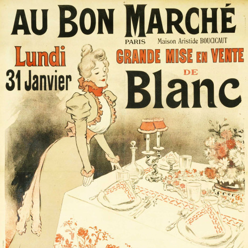 Grande mise en vente de blanc