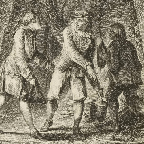 D'après Moreau le Jeune, frontispice pour Le Médecin malgré lui, 1773
