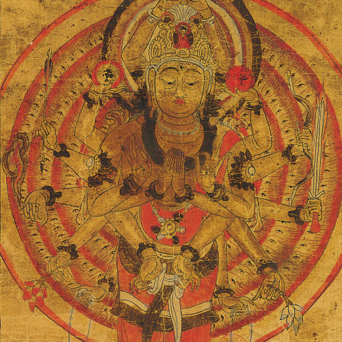 Guanyin (Avalokitesvara) aux mille mains et aux mille yeux