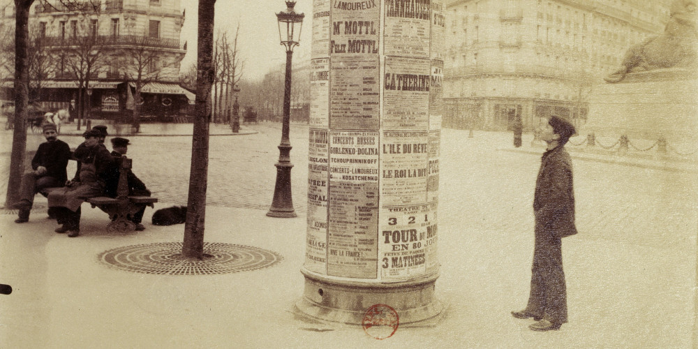 Colonne Morris, Place Denfert-Rochereau, 1898