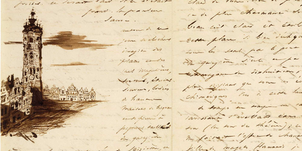 Lettre de Victor Hugo à sa femme