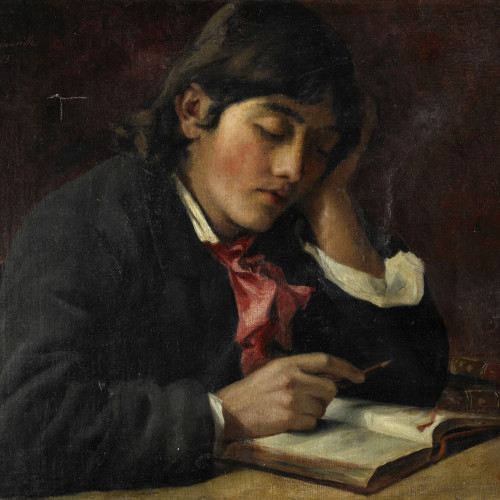 Portrait de Gustave Flaubert adolescent