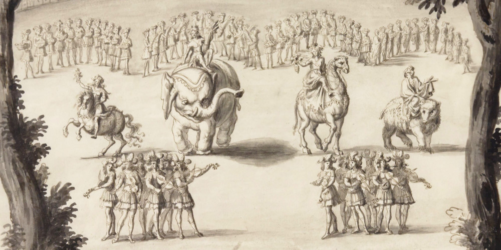Le défilé des quatre Saisons, 1re journée des Plaisirs de l’Île enchantée, 1664