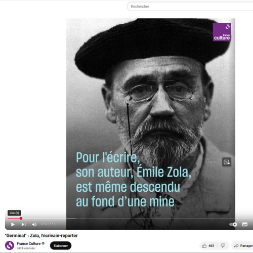 Germinal : Zola, l'écrivain-reporter