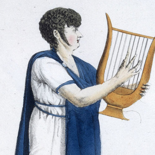 Orphée et Eurydice, opéra de Gluck et Moline : costume de Louis Nourrit (rôle d'Orphée)